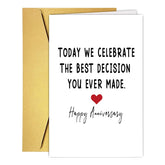 RUALOVE Funny Anniversary Card (#1)